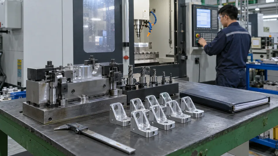 Repeatable CNC setup prepared for another production order