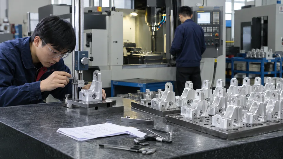 Matched CNC parts produced with a repeatable fixture