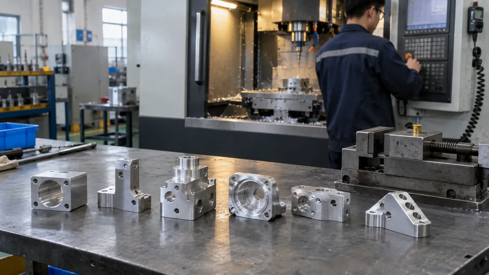Low-volume CNC production batch without hard tooling