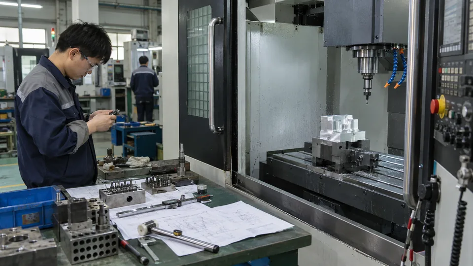 Setup work required for a single CNC prototype