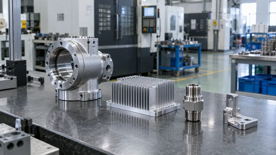 Industrial CNC machined automation, thermal and fluid components