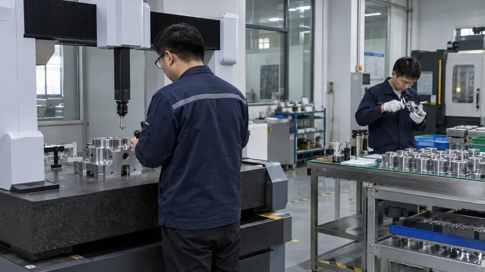 First-article and in-process inspection during CNC production